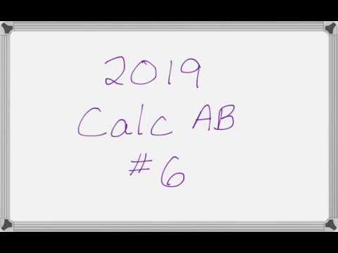 2019 ap calculus ab frq