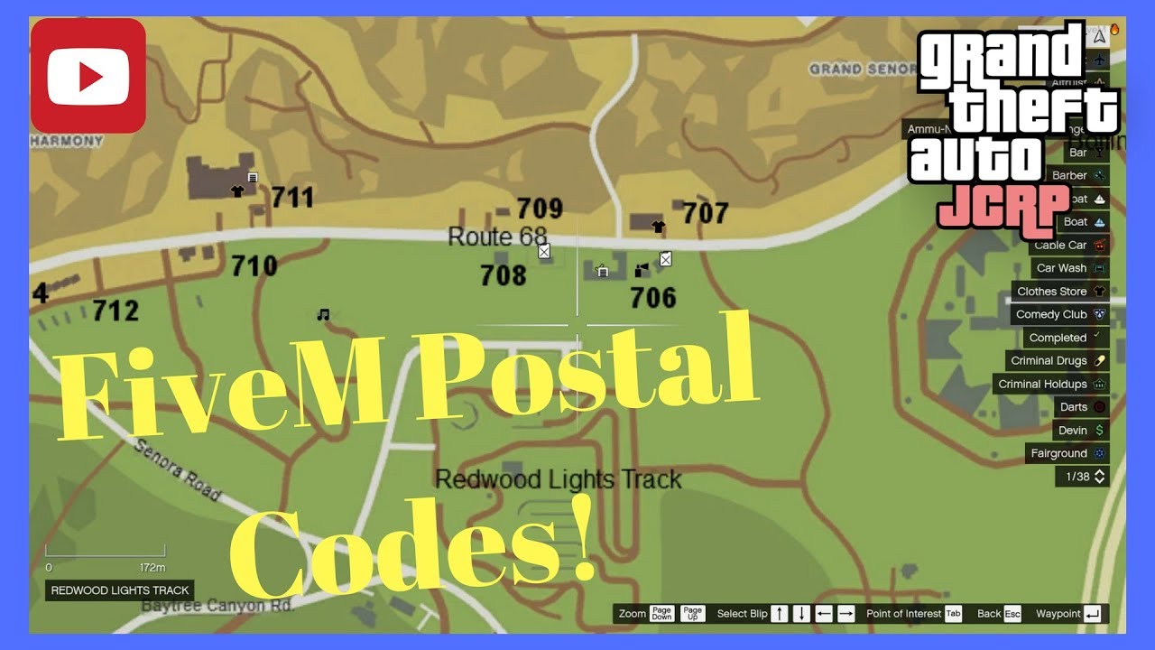 fivem postal codes download